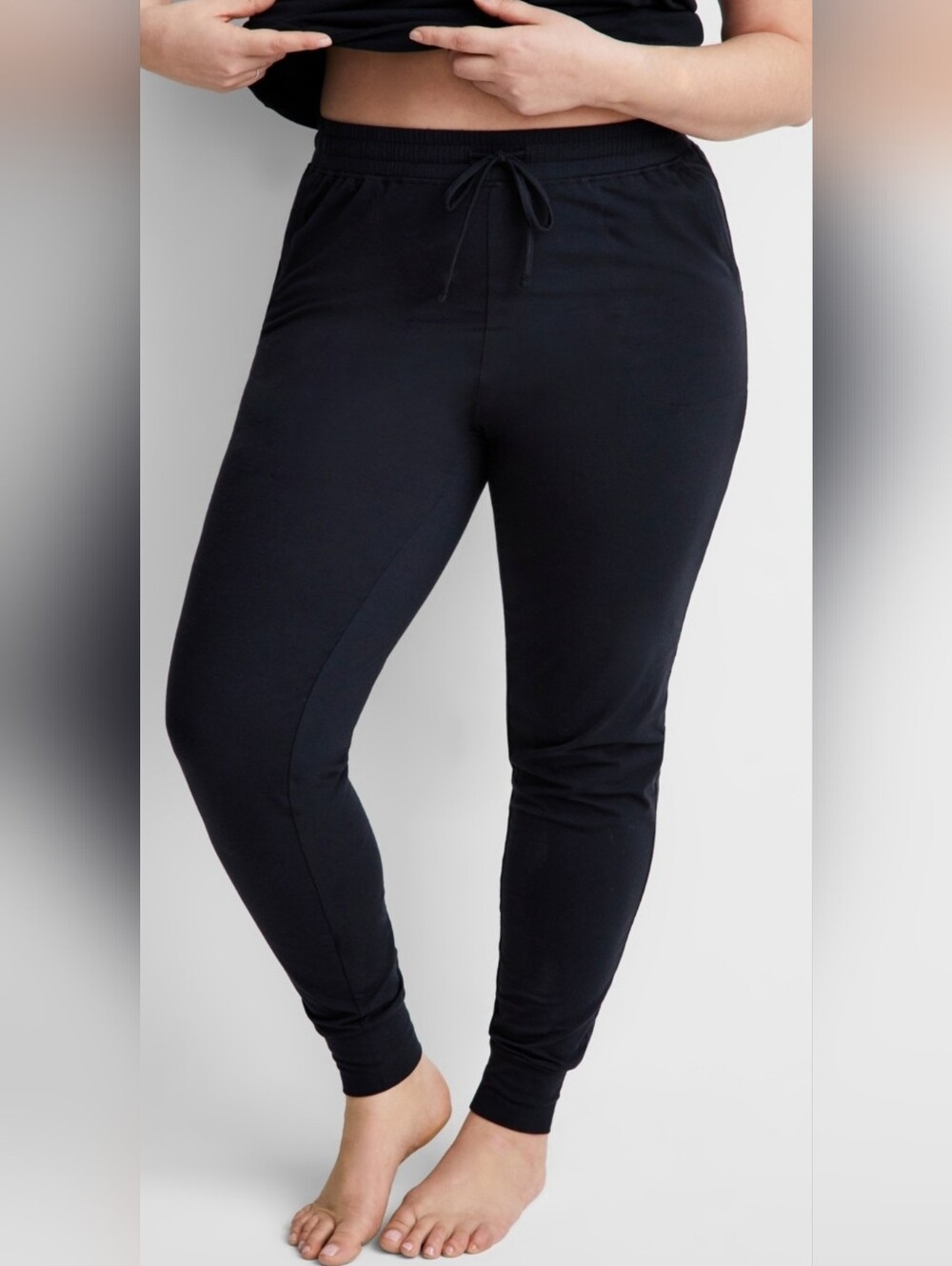 State of Day Women's Jogger Pajama Pants - Deep Black